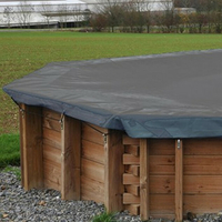 Bâche hiver pour piscine bois Anise 9,00 x 3,00 m