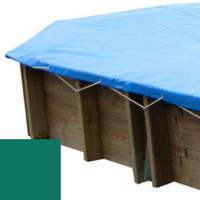 Bache hiver vert pour piscine bois original 852 x 455 - 790208