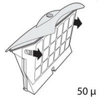 Cassette de filtration pour robot D2/D8 Top Access grise 50 microns unitaire