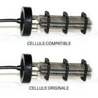 Cellule compatible 68630 pour Paramount® Culot Noir autonettoyante - 4 plaques 60 x 200 mm