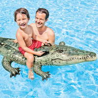 Alligator gonflable à chevaucher Intex