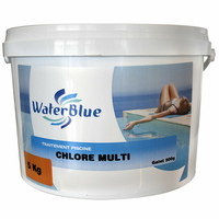 Chlore multifonctions waterblue galets 250g - 100kg