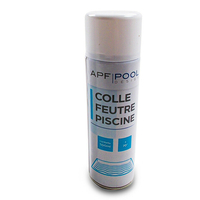 Colle en aérosol spécial feutre pour liner piscine