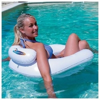 Siège gonflable blanc - Lot de 2