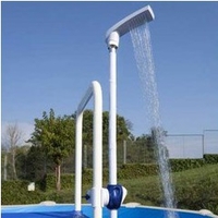 Douche économique à clips GRE pour échelle piscine hors sol