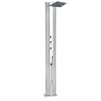 Douche Hybride Dada 37 L - Inox anodisé + rince pieds