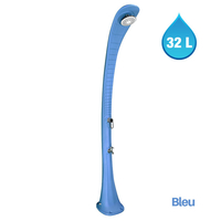 Douche solaire cobra bleu 32 litres + rince pieds