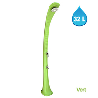 Douche solaire cobra vert 32 litres + rince pieds