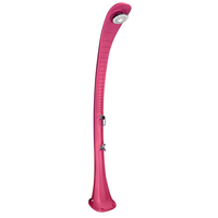 Douche solaire cobra rose 32 litres + rince pieds