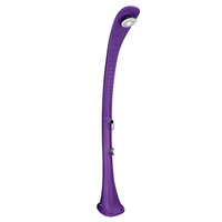 Douche solaire cobra violet 32 litres + rince pieds