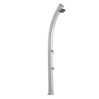 Douche solaire So Jolly gris métallisé 25L + rince pieds