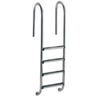 Echelle droite 4 marches inox