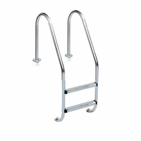 Echelle standard 2 marches inox