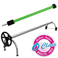 Enrouleur O'Clair 2 à 4.50 m avec kit motorisation axe Ø 90