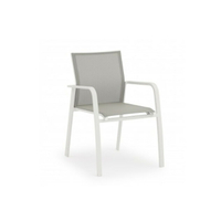 Fauteuil de jardin Nice gris clair