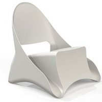 4 Fauteuils d'extérieur Ondule blanc