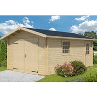 Garage en bois d'épicéa Antigua 44 A