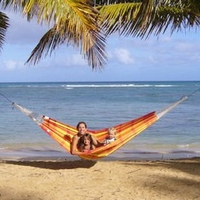 Hamac brésilien double Barbados Papaya