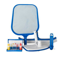Kit nettoyage piscine avec trousse d'analyse - 5 pcs