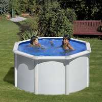 Kit piscine hors-sol acier Fidji ronde Ø240x120 cm