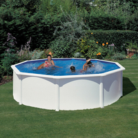 Kit piscine hors-sol acier Fidji ronde Ø460x120 cm