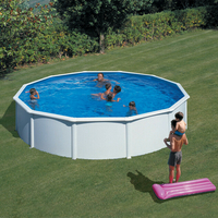 Kit piscine hors-sol acier Fidji ronde Ø550x120 cm