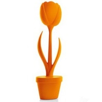 Lampe Tulip S orange d'intérieure