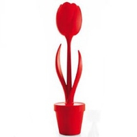 Lampe Tulip S rouge d'intérieure