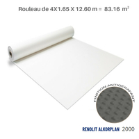 Liner antidérapant blanc Renolit alkorplan 2000 - 4 x 20.79 m soit 83.16 m²