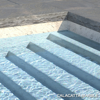 Liner armé Calacatta Marble Aquasense - 1,65 x 20 m soit 33 m²
