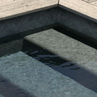 Liner armé Granit Gris Aquasense - 2 x 33 m² soit 66 m²