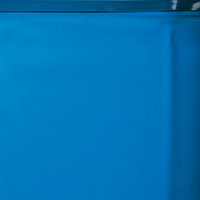Liner bleu uni rail d'accroche 30/100 - Piscine hors sol GRE Ø 3.5 m x H.90 cm