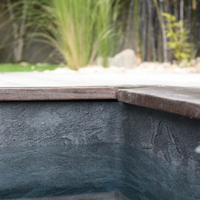 Liner armé Black Slate Aquasense 5 x 33 m² soit 165 m²