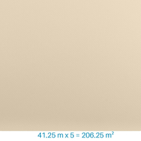 Liner pvc armé couleur sable 42,25 m² x 5