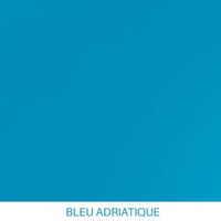 PVC armé bleu adriatique Renolit Alkorplan 41.25 m² x 2 soit 82.5 m²