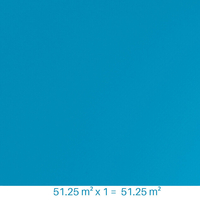 PVC armé bleu adriatique Renolit Alkorplan 2000 - 51.25 m² x 1 soit 51,25 m²