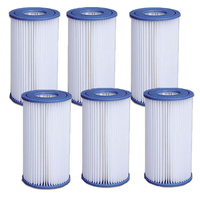 Lot de 6 Filtres pour pompe 3,8 et 6m3 jilong