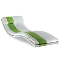 Matelas UM pour transat Sol blanc/anis x 2