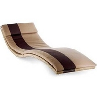 Matelas UM pour transat Sol caramel/prune x 2