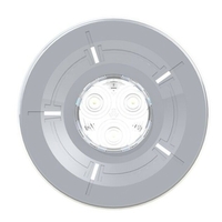 Mini projecteur brio+ blanc avec enjoliveur gris