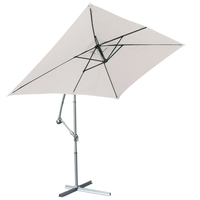 Parasol déporté Super King - 300 x 200 cm - Écru