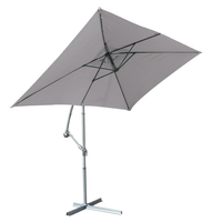 Parasol déporté Super King - 300 x 200 cm - Gris Perle