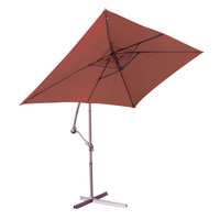 Parasol déporté Super King - 300 x 200 cm - Terracotta
