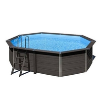 Piscine Avant Garde composite ovale 5.24m x 3.86m x H.1.24m