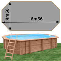 Woodfirst Original octo allongée 656 x 456 x 130 gris clair