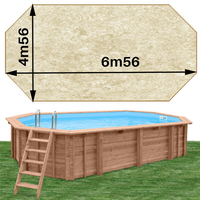 Woodfirst Original octo allongée 656 x 456 x 130 stone sable