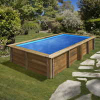 Piscine bois Sunbay Lemon rectangulaire 3.75 m x 2 m x H.0.68 m
