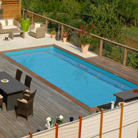 Piscine bois Sunbay Mint rectangulaire 10 x 4 x 1,46