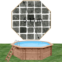 Piscine bois woodfirst original octogonale persia anthracite 511x124
