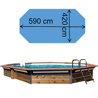 Piscine Cres 5,90 x 4,20 x 1,47 m